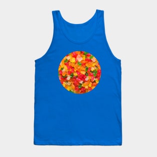 Colorful Gummy Bears Candy Design Tank Top